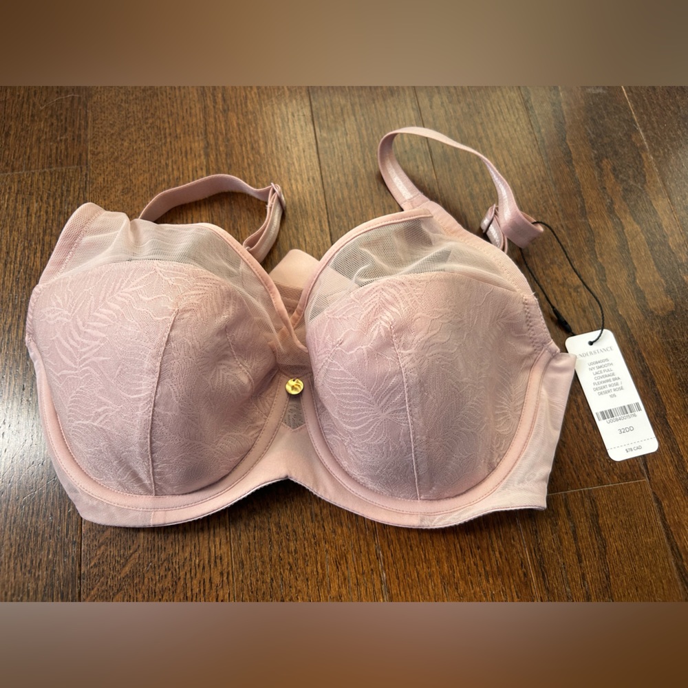 Women’s Pink Lace Underwire Bra